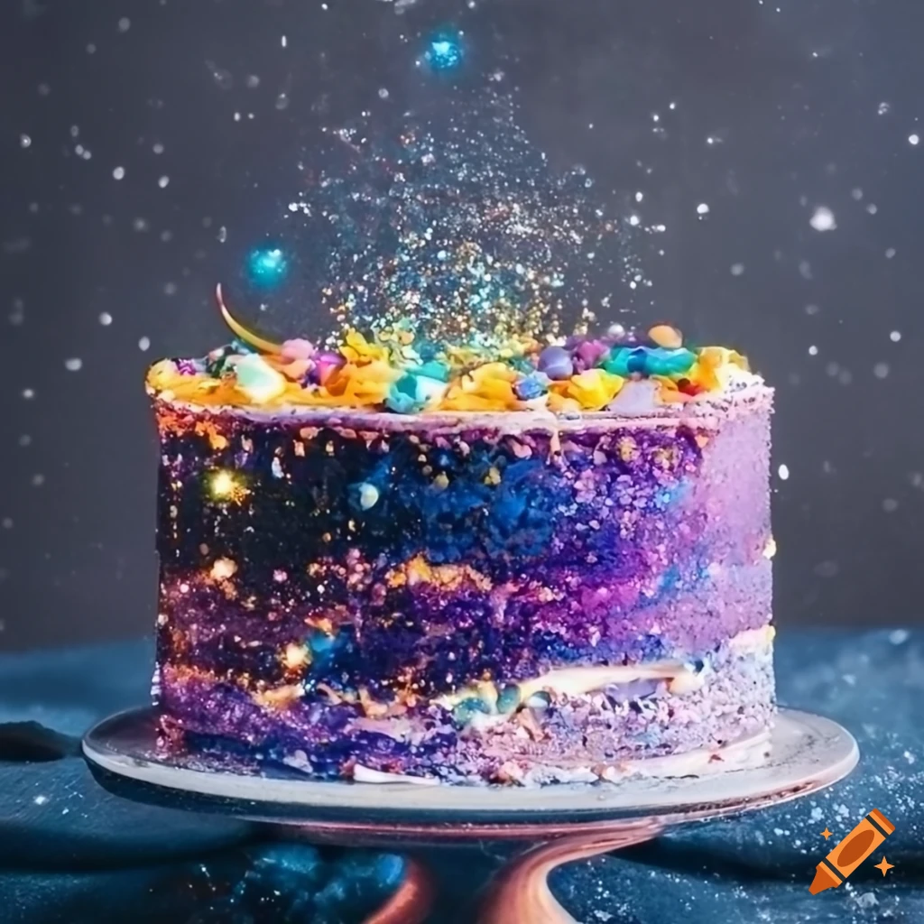 Galaxy macaron cake – Smoor