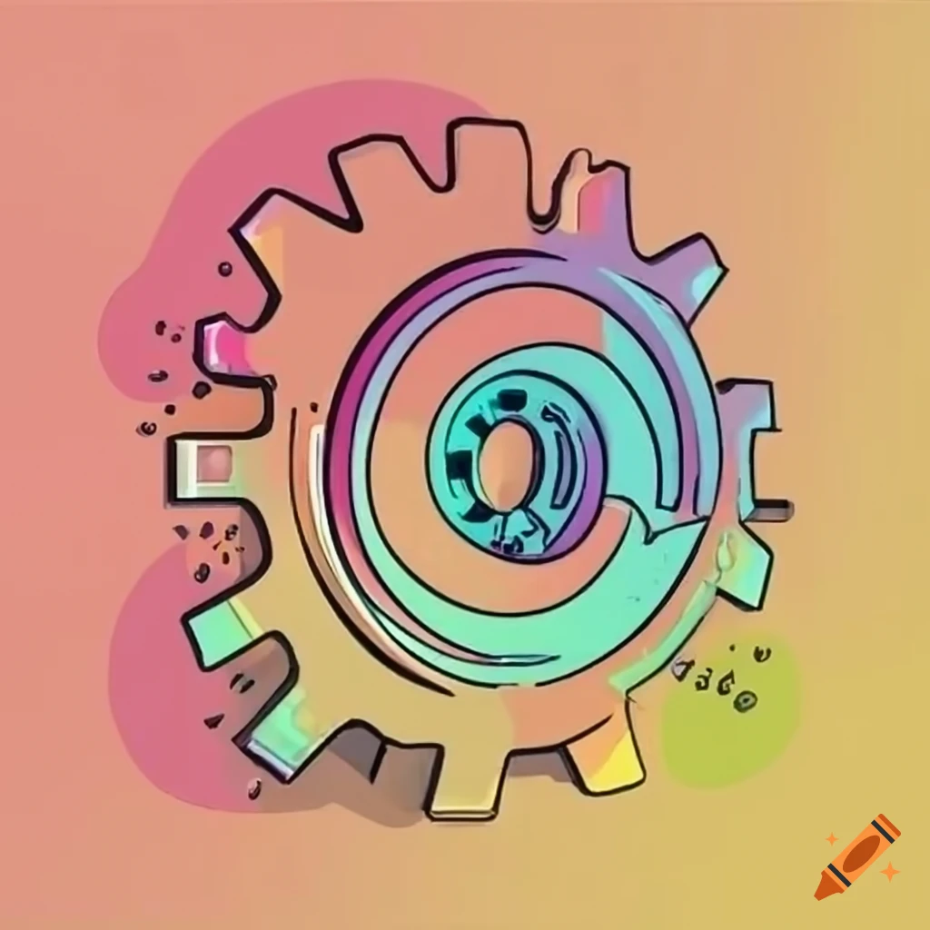 Symbols Of Mechanical And Electrical Engineering Combined