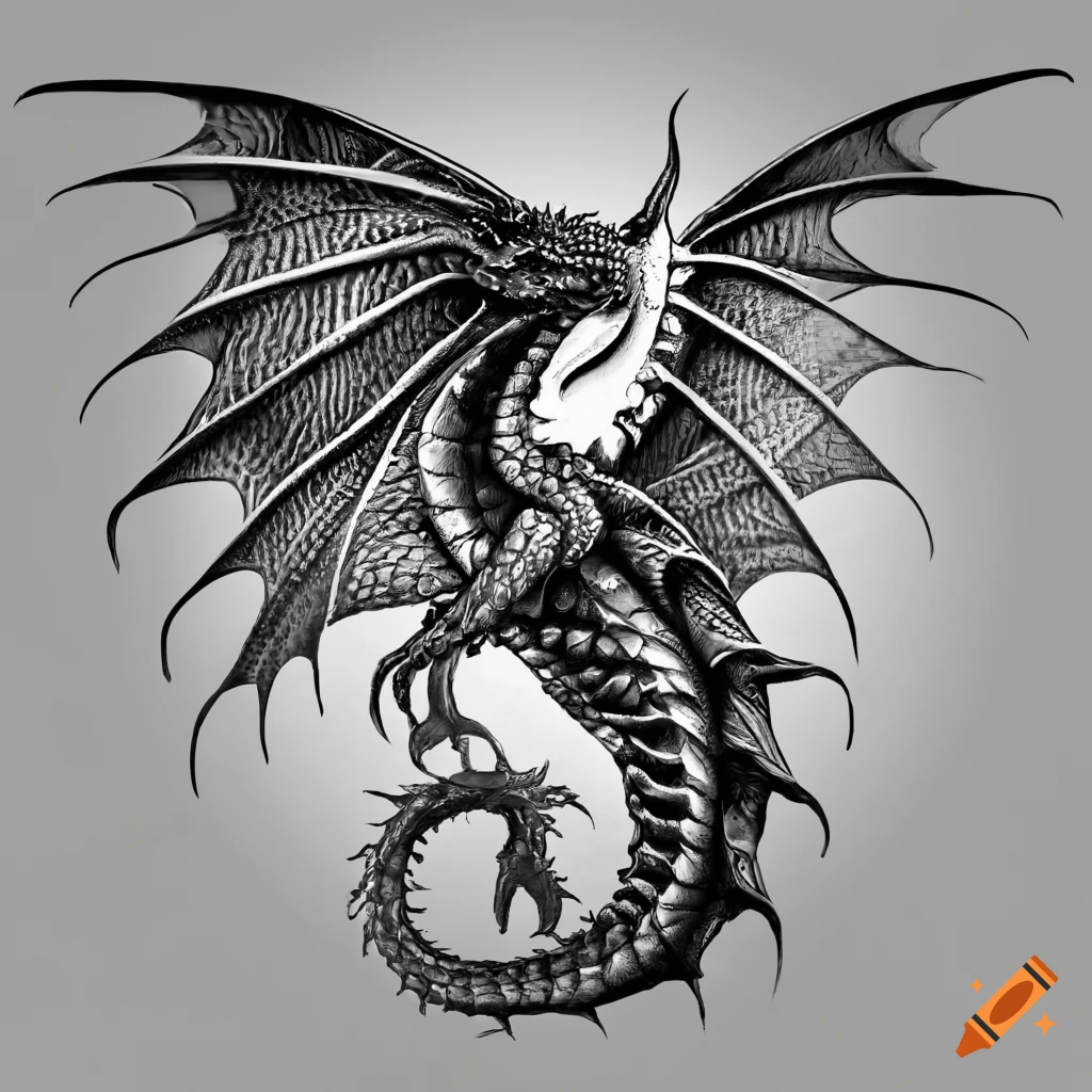 100+] Dragon Tattoo Png Images | Wallpapers.com