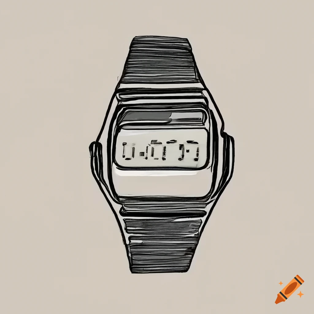 CASIO F91W-1 Black Vintage Digital Watch