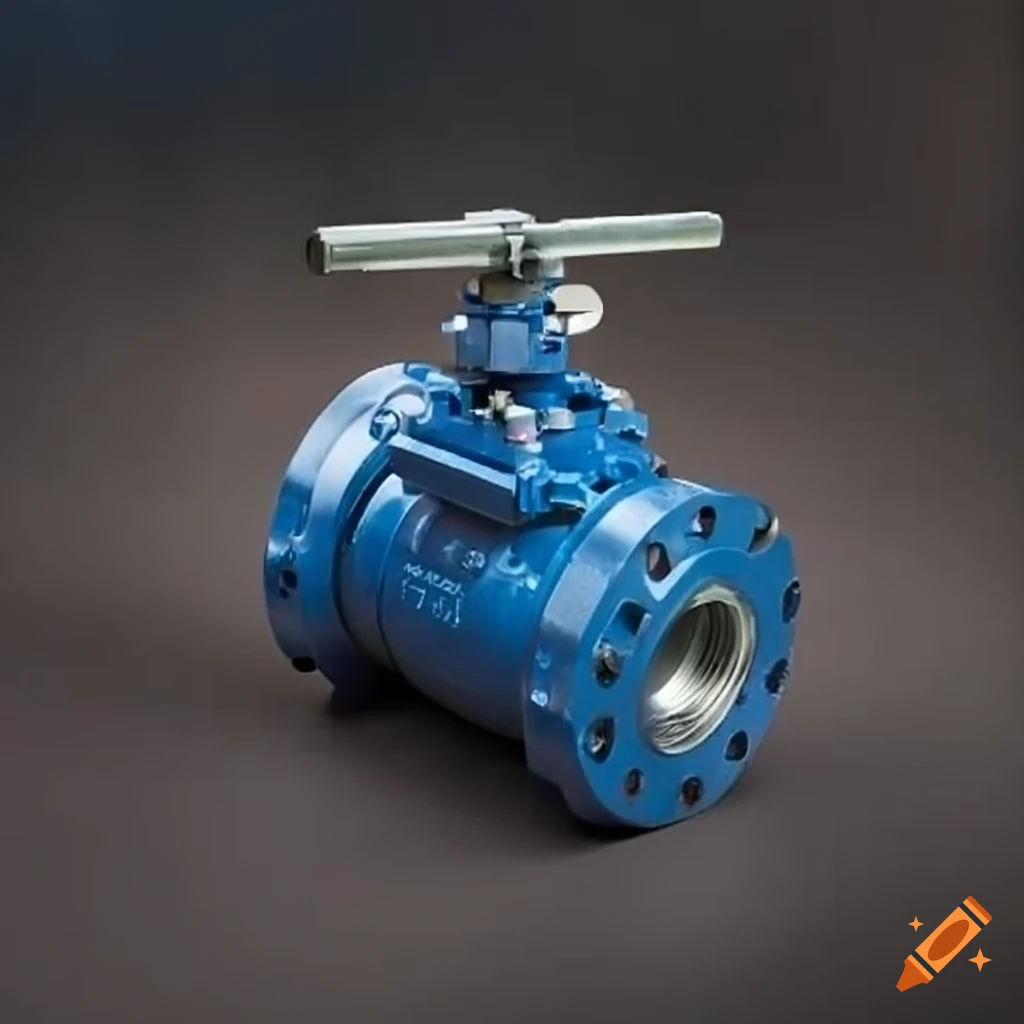 Trunnion mounted ball valve on Craiyon