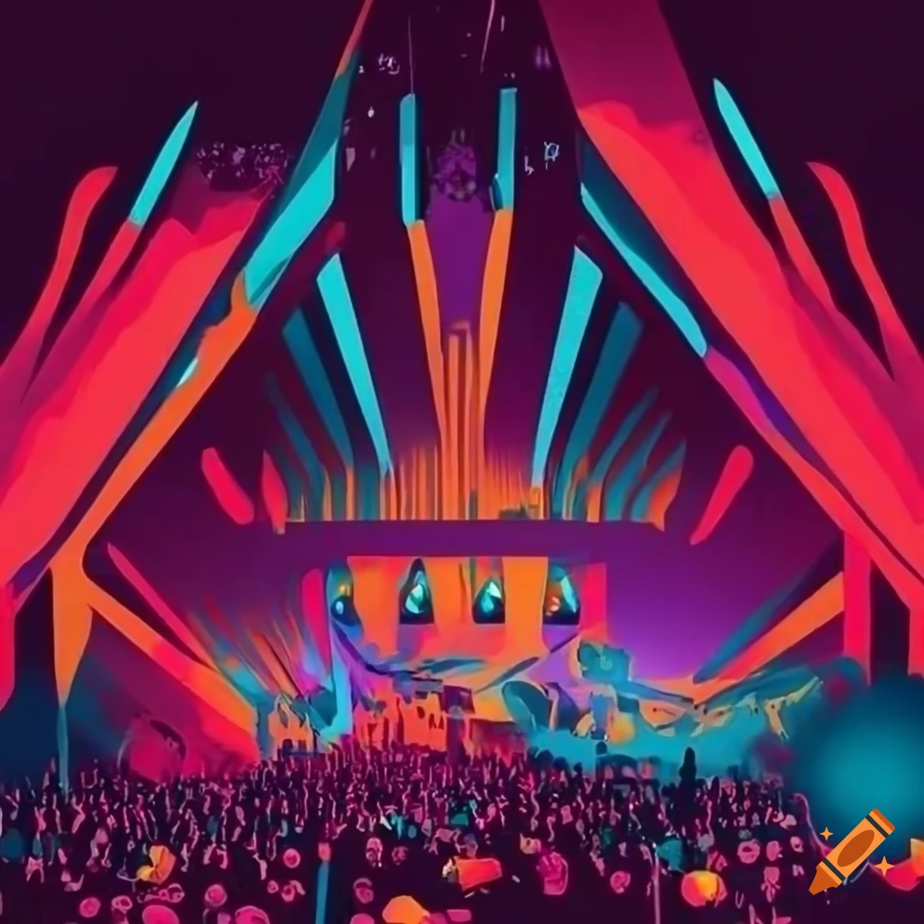 Poster Design For Electroverse Music Festival
