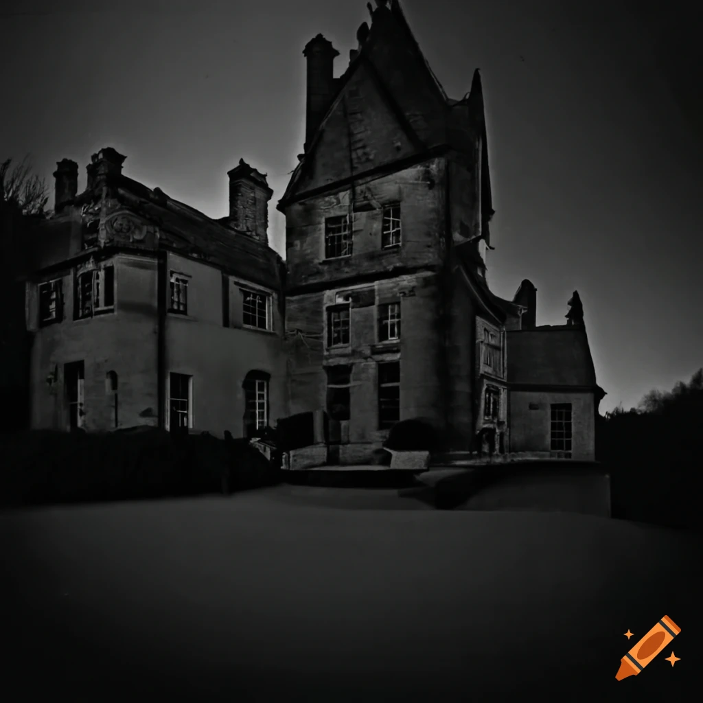 craft paper manor in the night