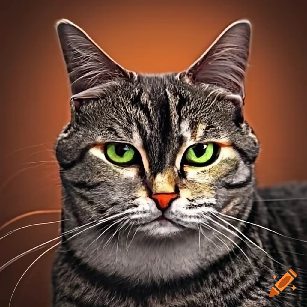 Wellbehaved cat on Craiyon