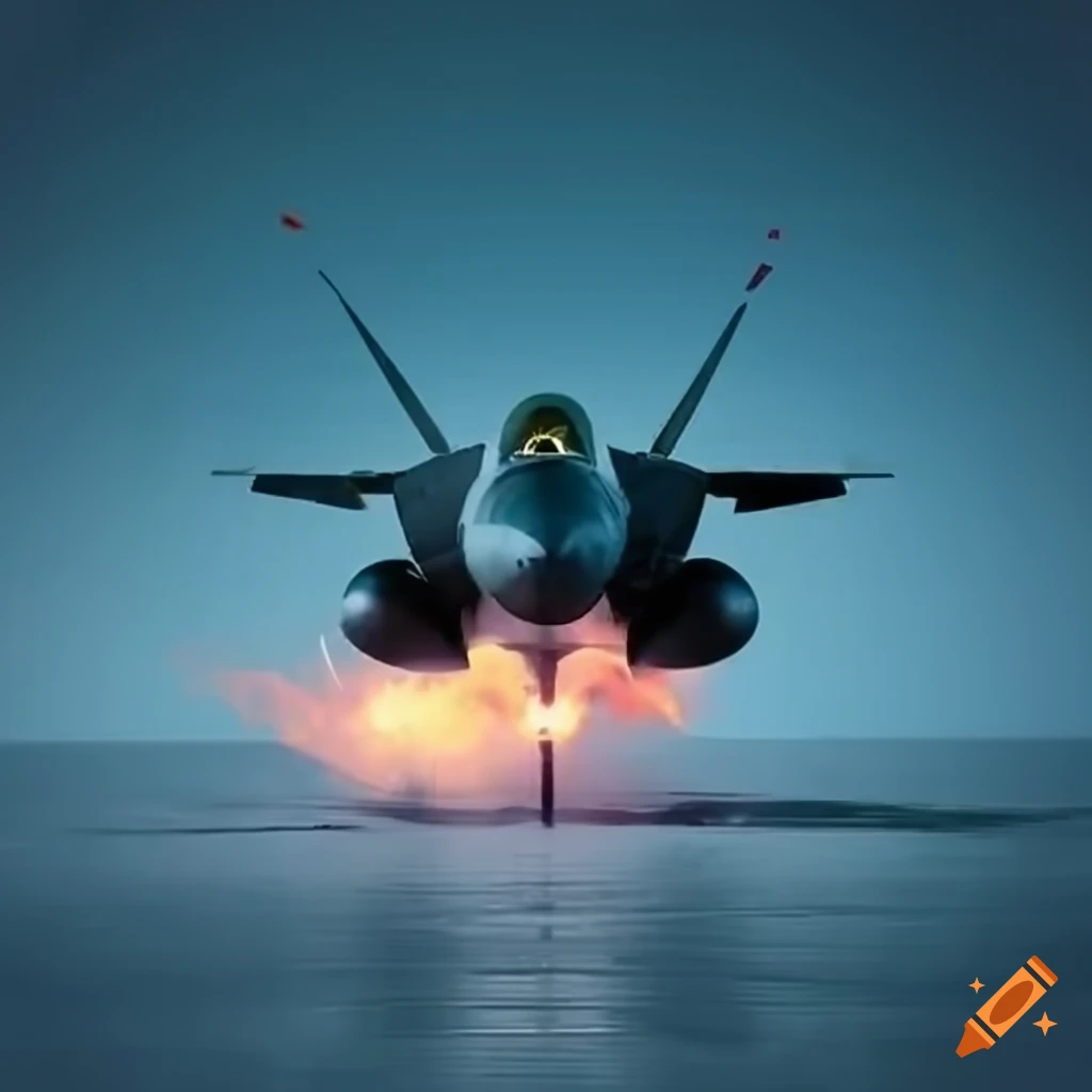 Fighter Jet Breaking The Sound Barrier On Craiyon