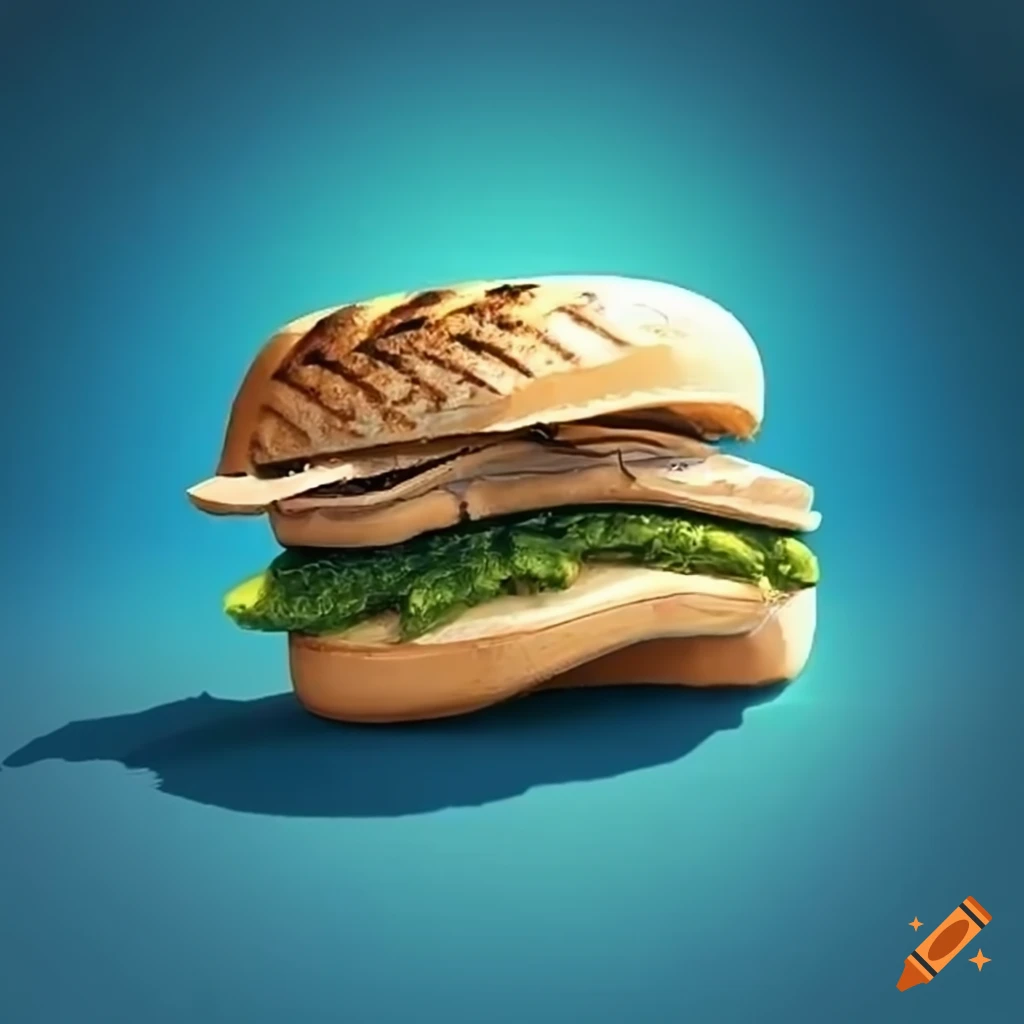 mouthwatering panini sandwich