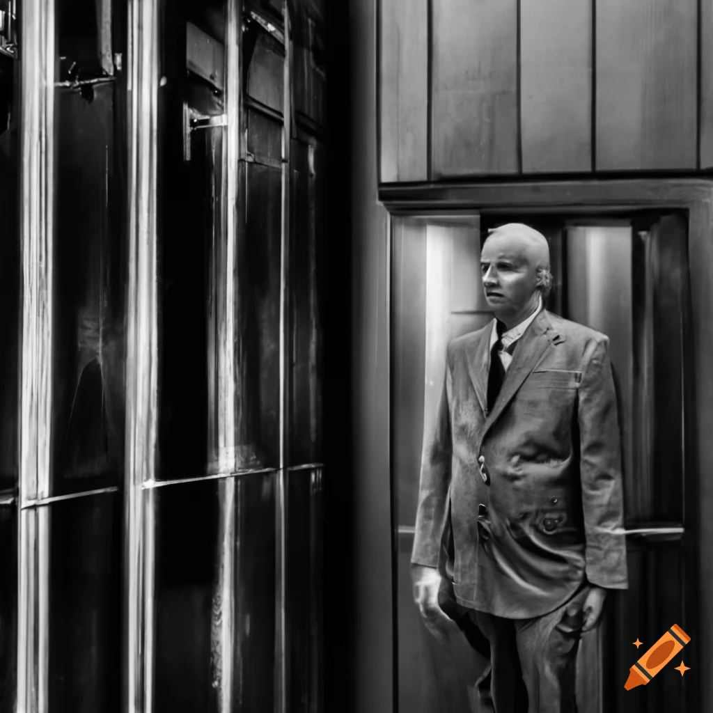 Man Inside An Elevator On Craiyon