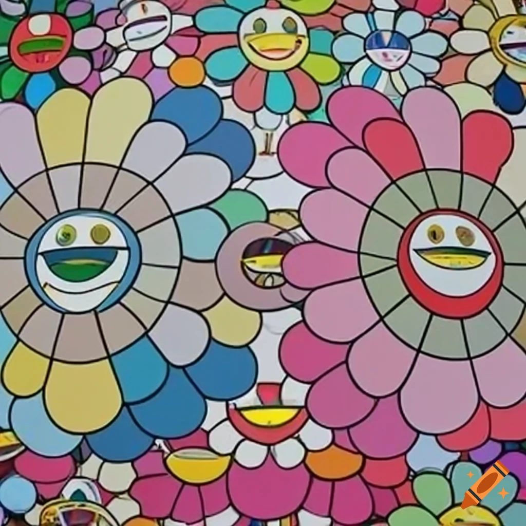 Full Fibre Broadband Artwork By Takashi Murakami On Craiyon