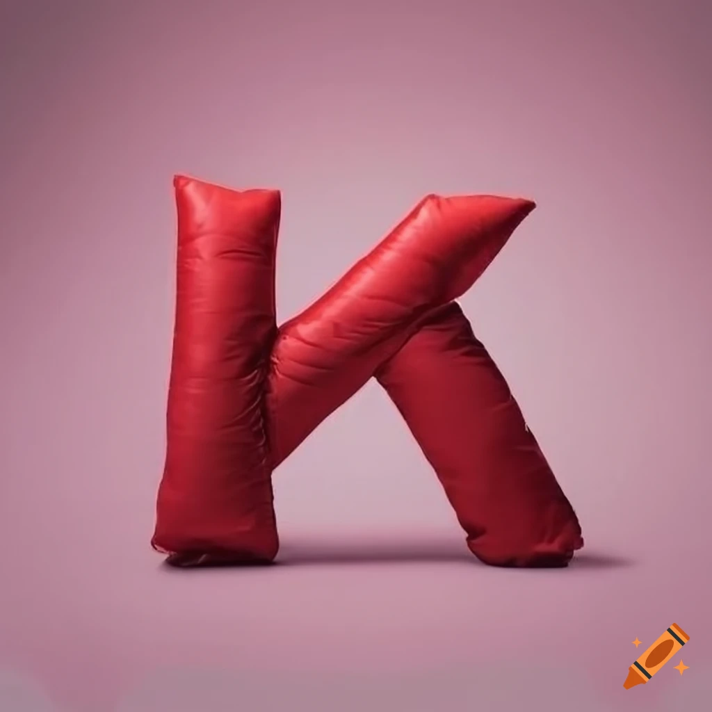 Red letter z pillow on Craiyon