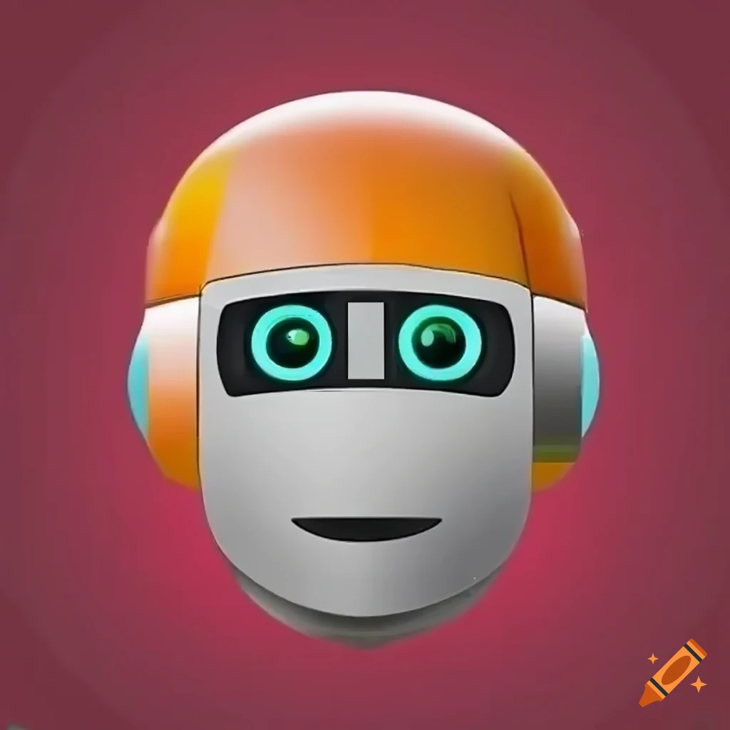 Happy AI Bot Logo Design On Craiyon