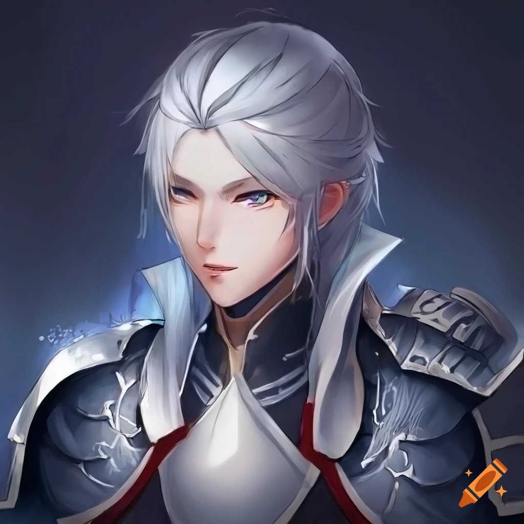 anime-style portrait of a guy in Chinese armor