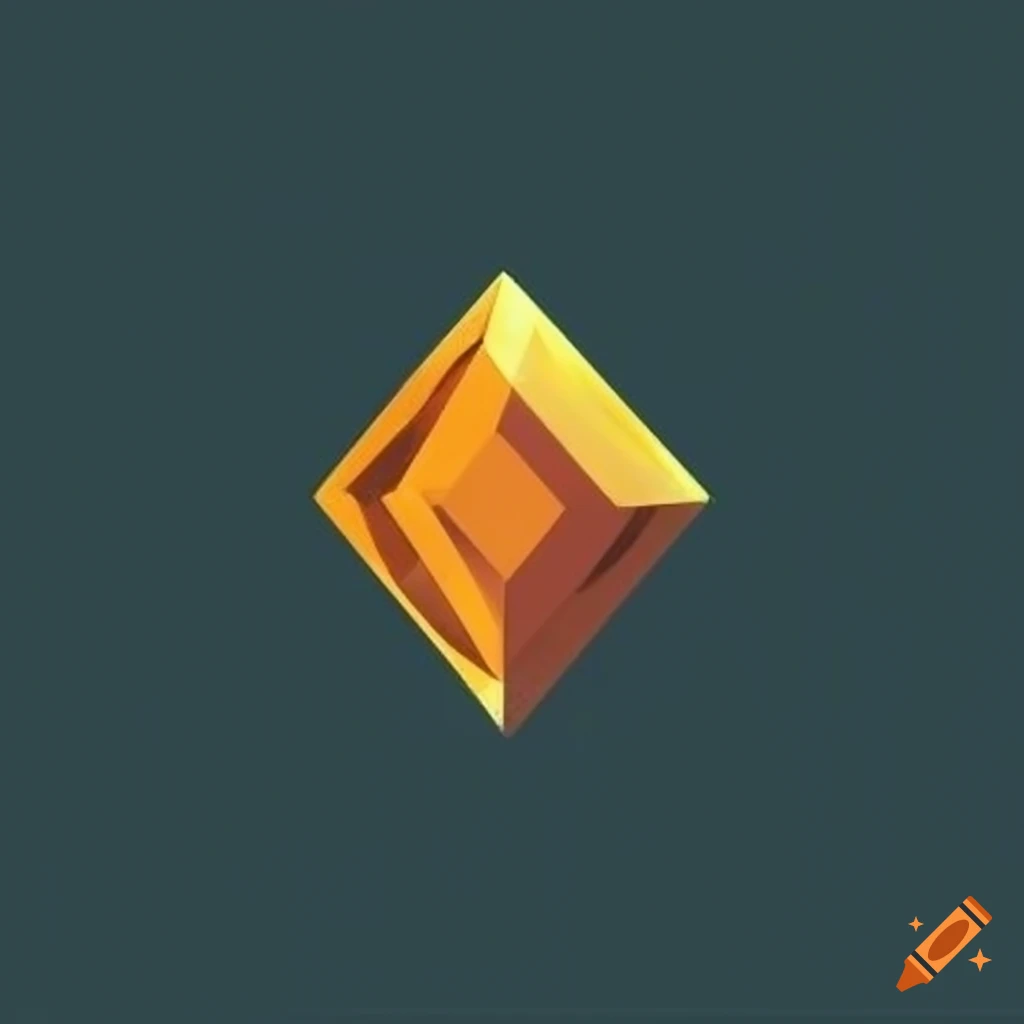 logo-of-an-orange-and-yellow-gemstone-on-craiyon