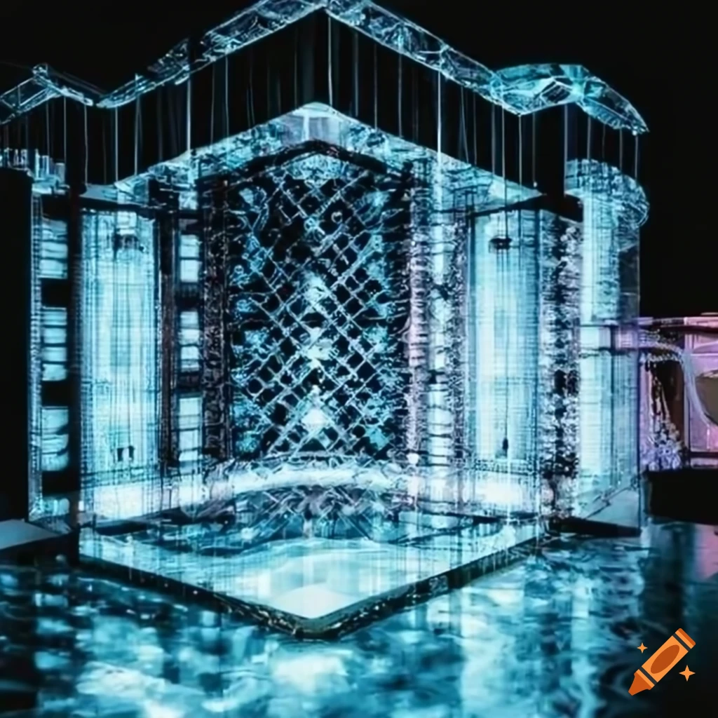 holographic grid for shows and exhibitions