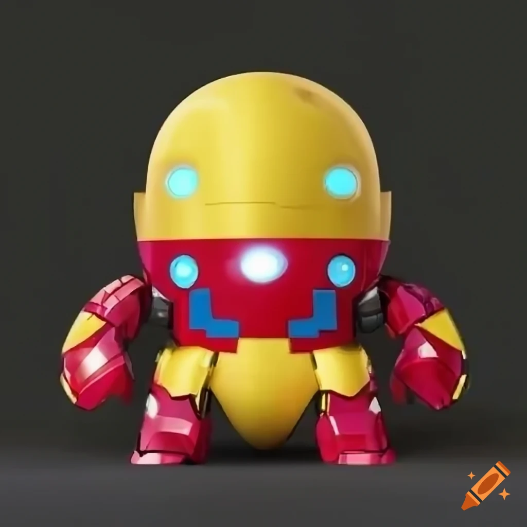 image of an Ironman potato character