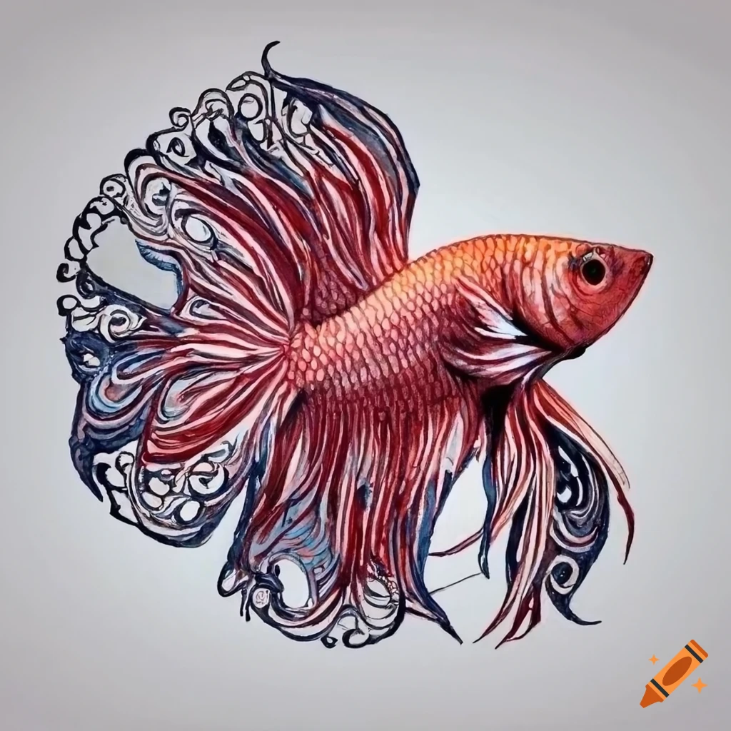 Easy Simple Fish Drawing With Mandala Art - YouTube