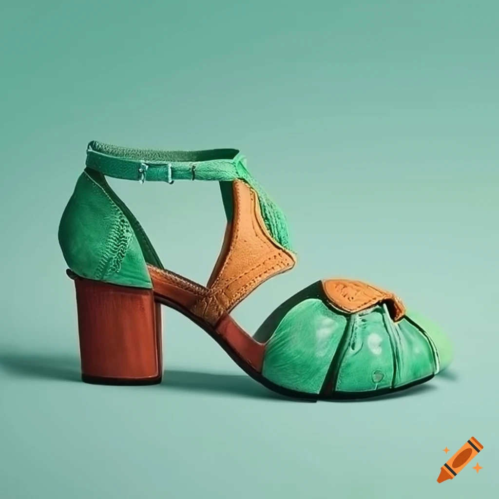 Tropical-inspired footwear on Craiyon