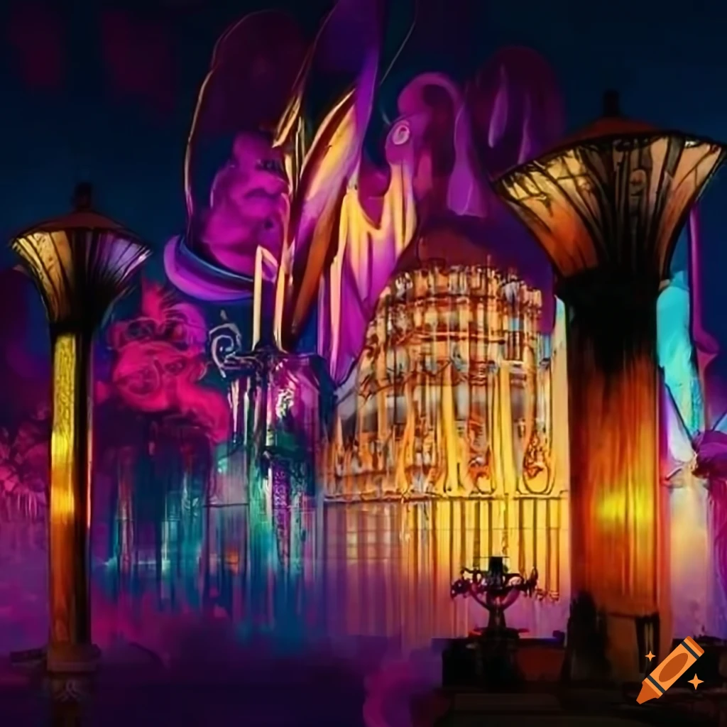 Cheshire cat blackjack dealer in las vegas wonderland on Craiyon