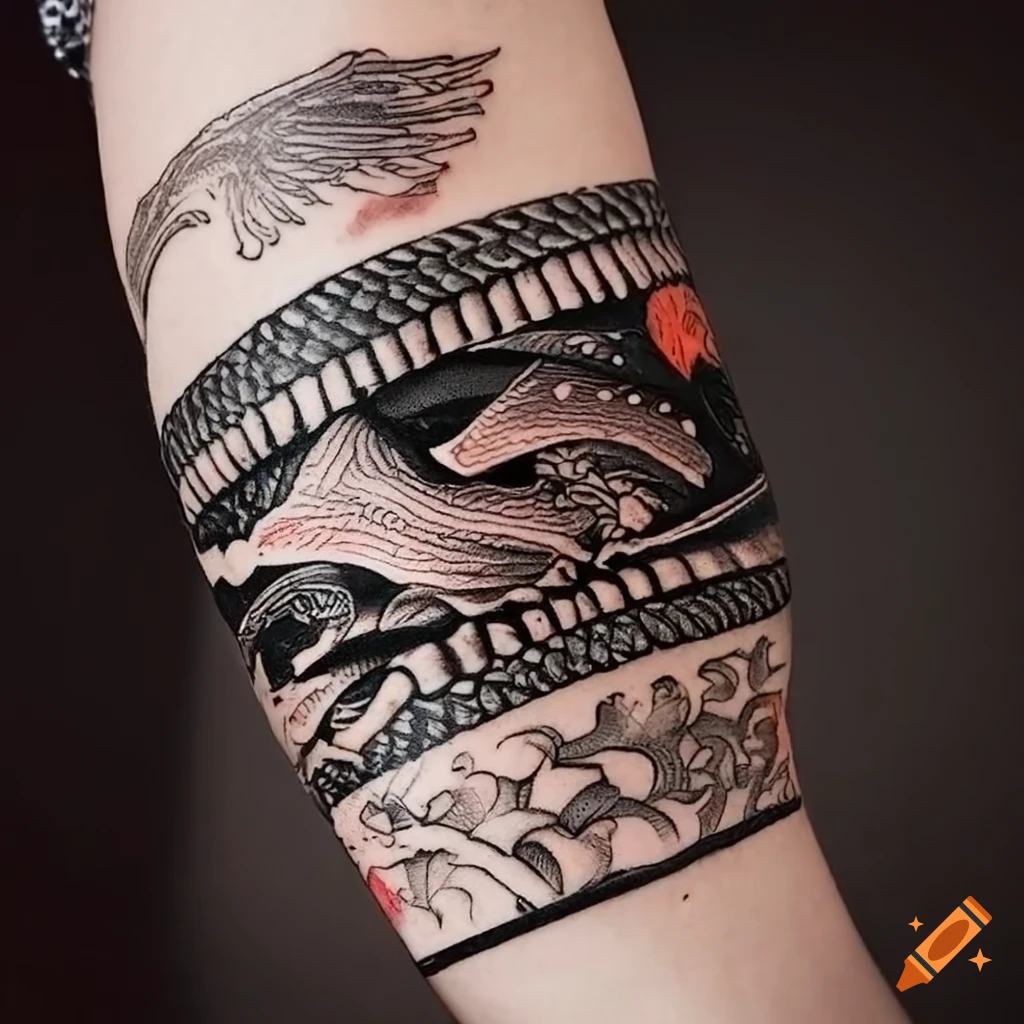 LNNHJB Permanent Wave Arm Ring Scar Tattoo Stick: Amazon.de: Beauty