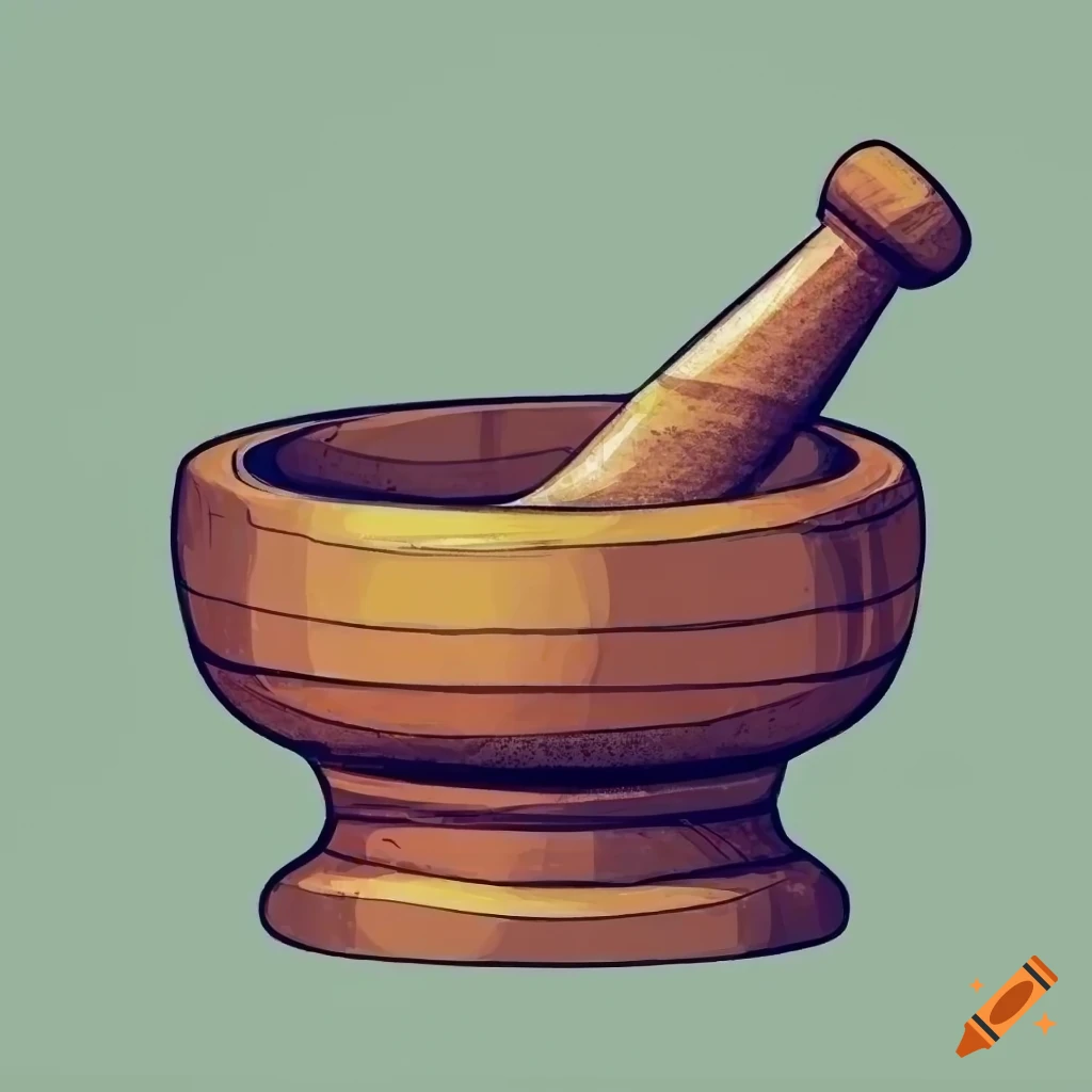 agate mortar with pestle for lab diagram for experiment setup lab outline  vector illustration 11877367 Vector Art at Vecteezy