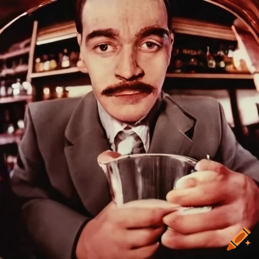 close-up photograph of a bartender wiping glass