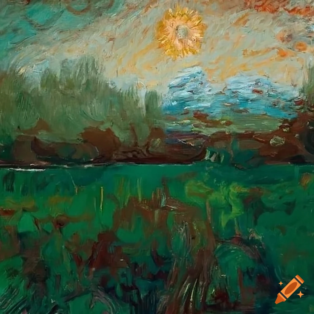 Colorful Landscape Painting By Van Gogh On Craiyon Colorful landscape painting by van gogh on craiyon