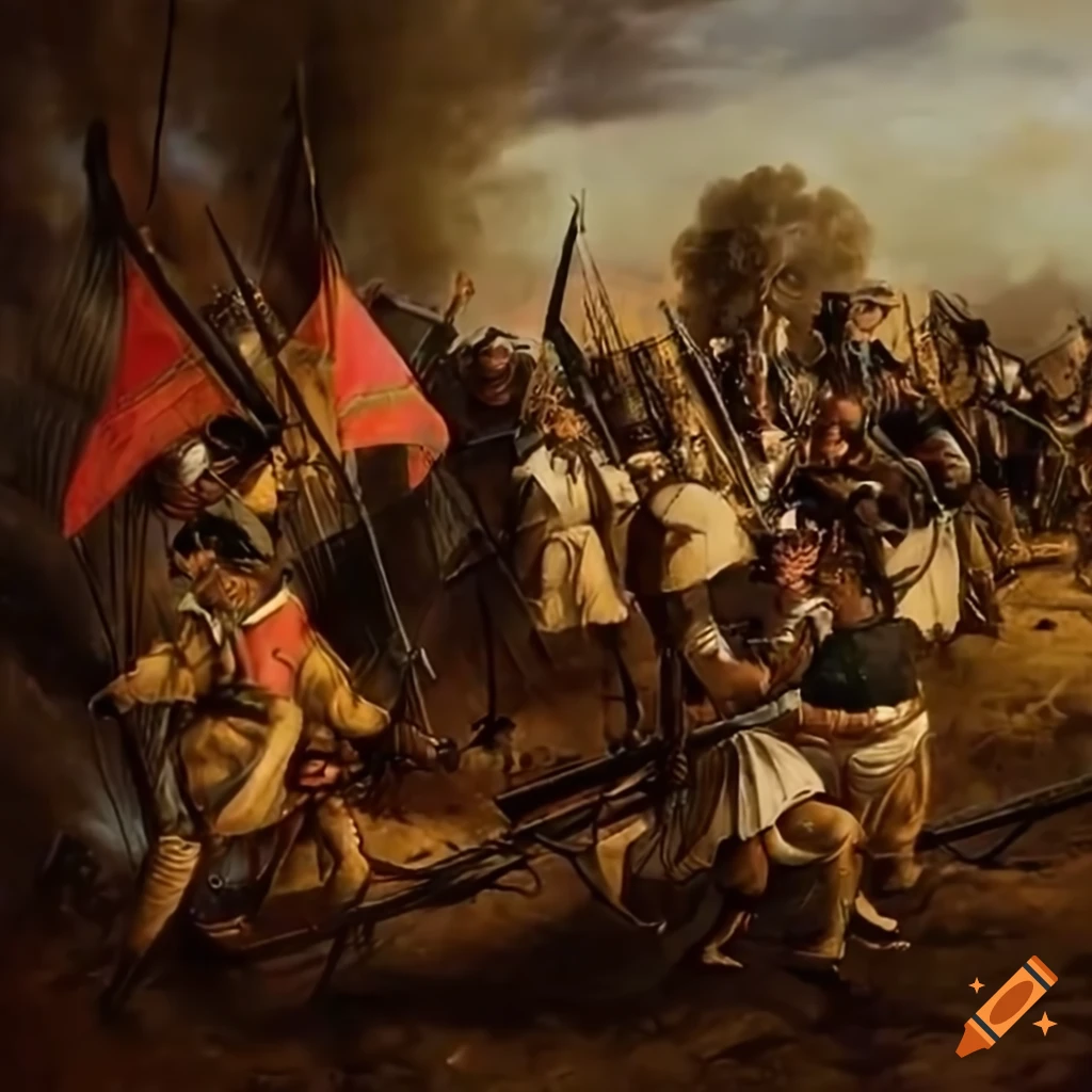 Dutch Colonial battle