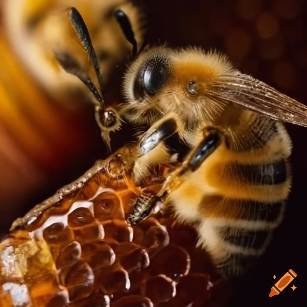 image of a honey bee