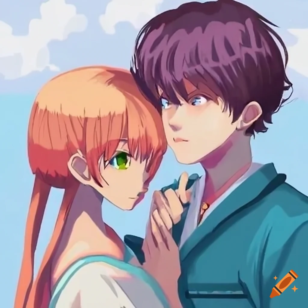 Cute cuddling anime moment - YouTube