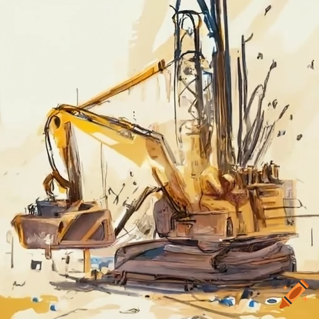 image of people using heavy machinery for trenching