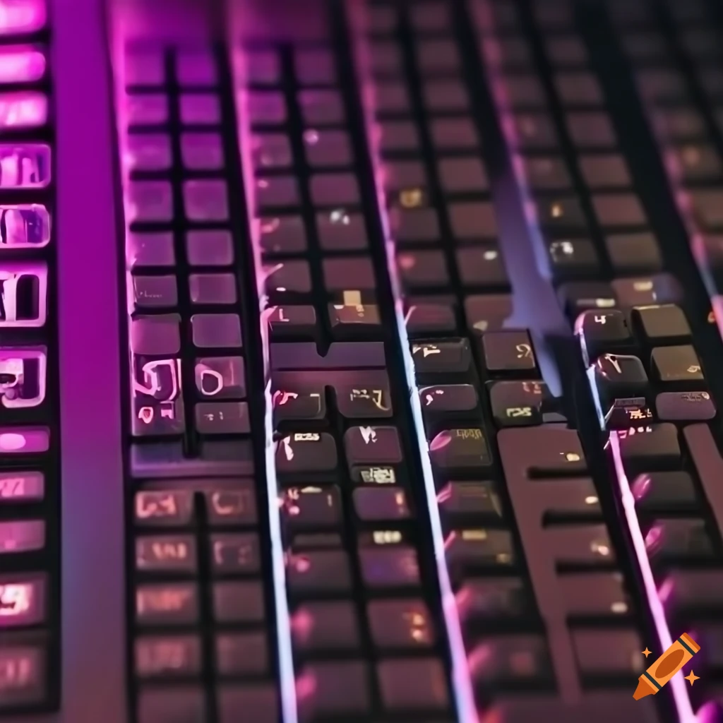 Modern keyboard with sleek design