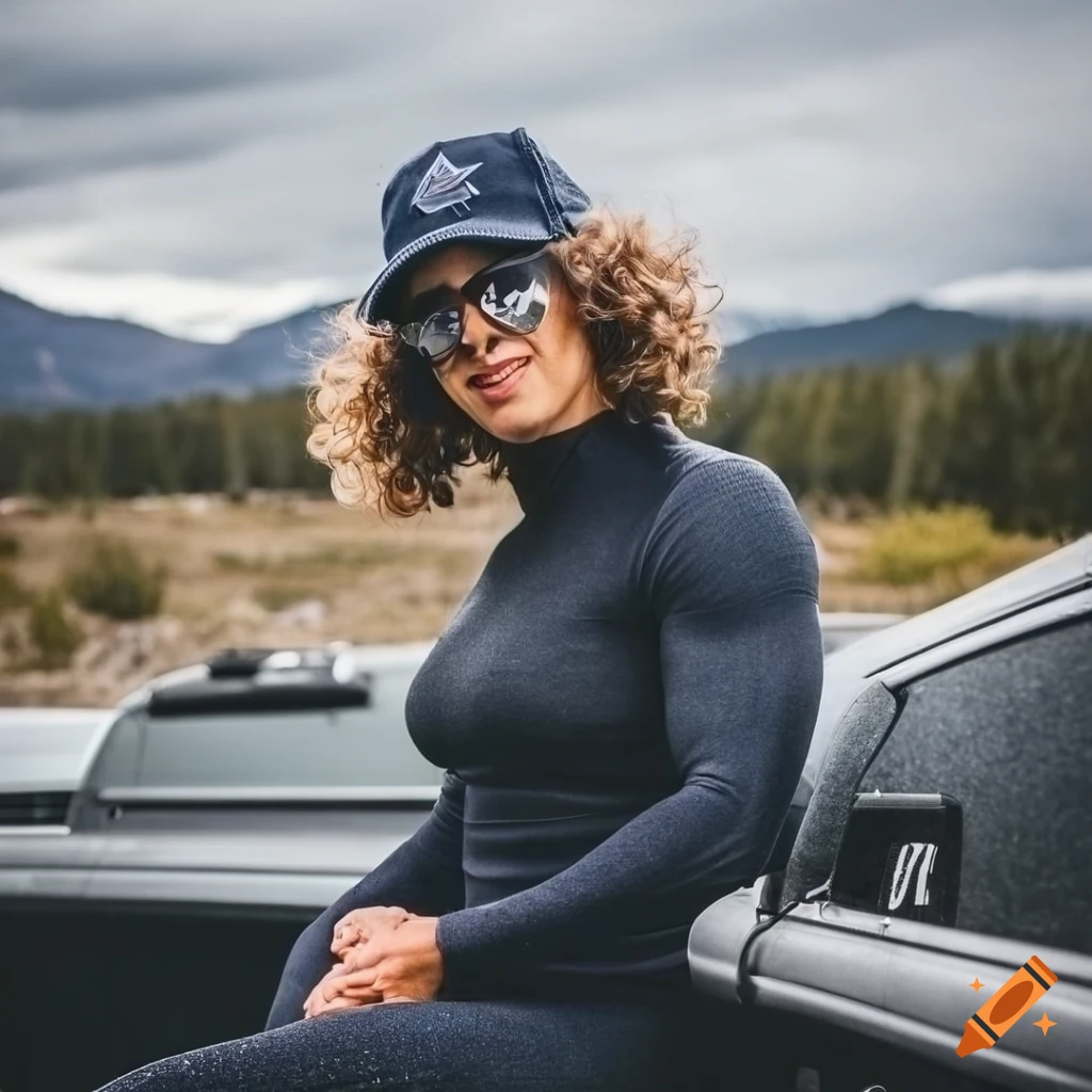 Detailed Fashion Photo Of A Muscular Woman In Form fitting Spandex On detailed-fashion-photo-of-a-muscular-woman-in-form-fitting-spandex-on