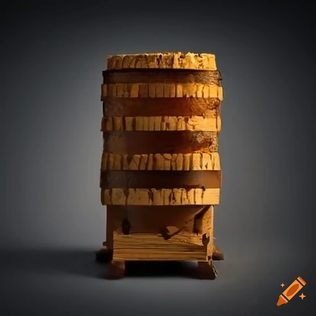 image illustrating the process of creating beehives