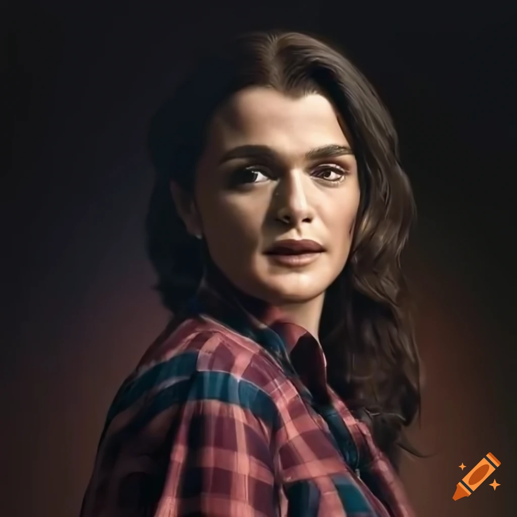 detailed photograph of Rachel Weisz as a horse rider