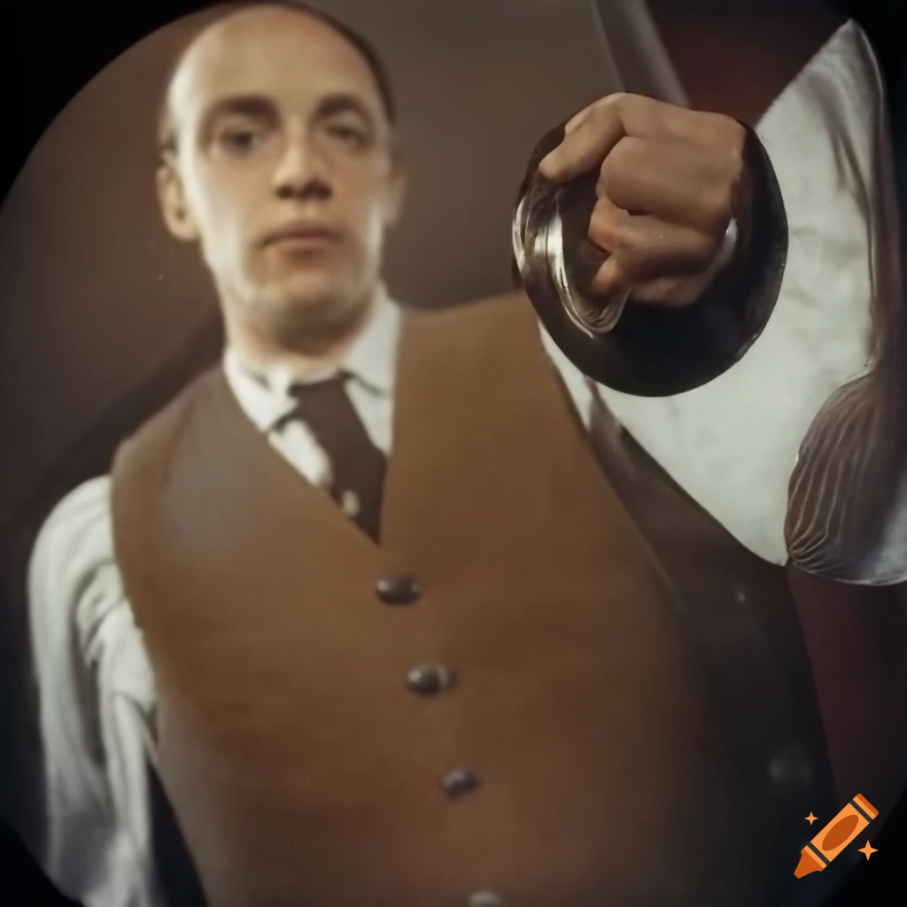 close-up of a male bartender wiping glass