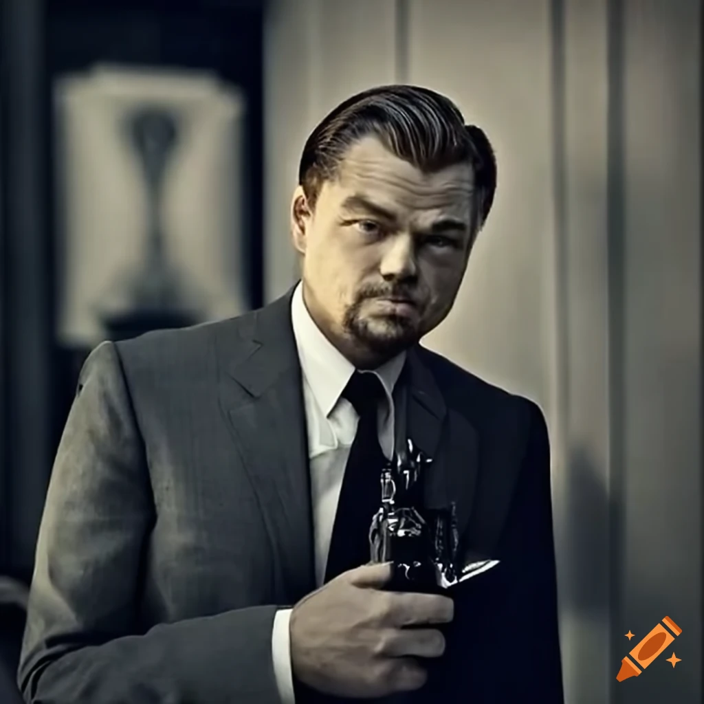 Artwork Of Leonardo Dicaprio From The Wolf Of Wall Street On Craiyon