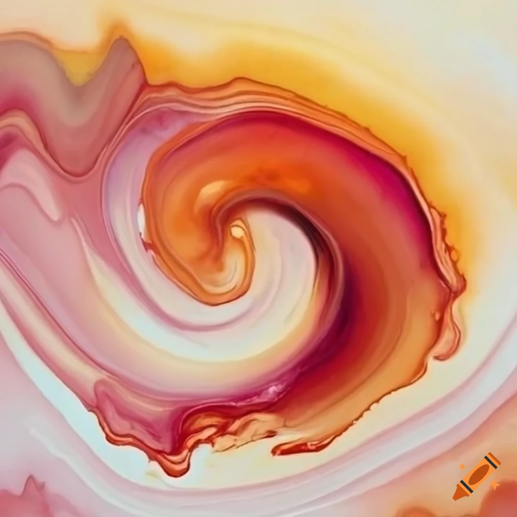 swirling autumn palette in watercolor