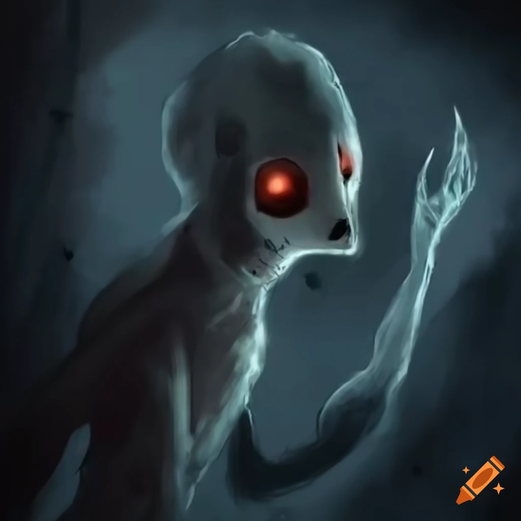 artistic depiction of horror character