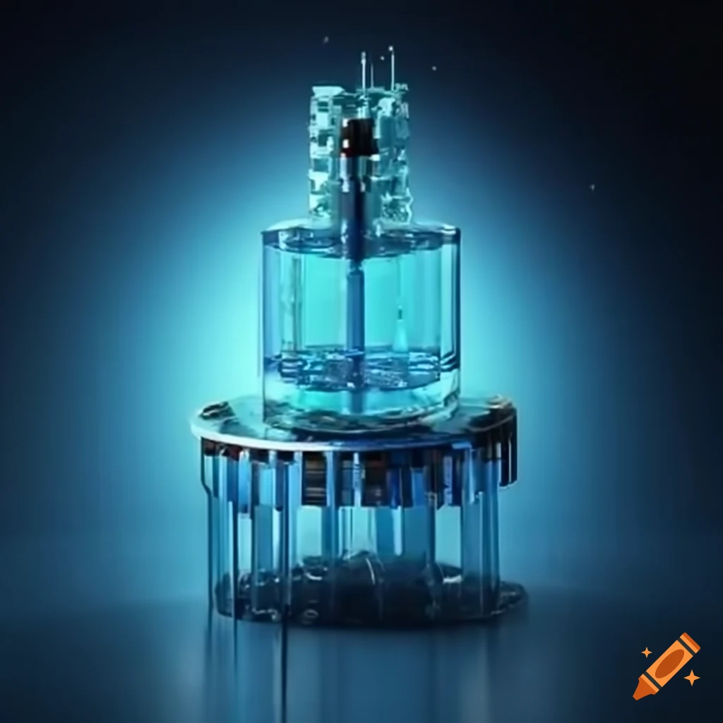 Glass machine that transmits sound on Craiyon