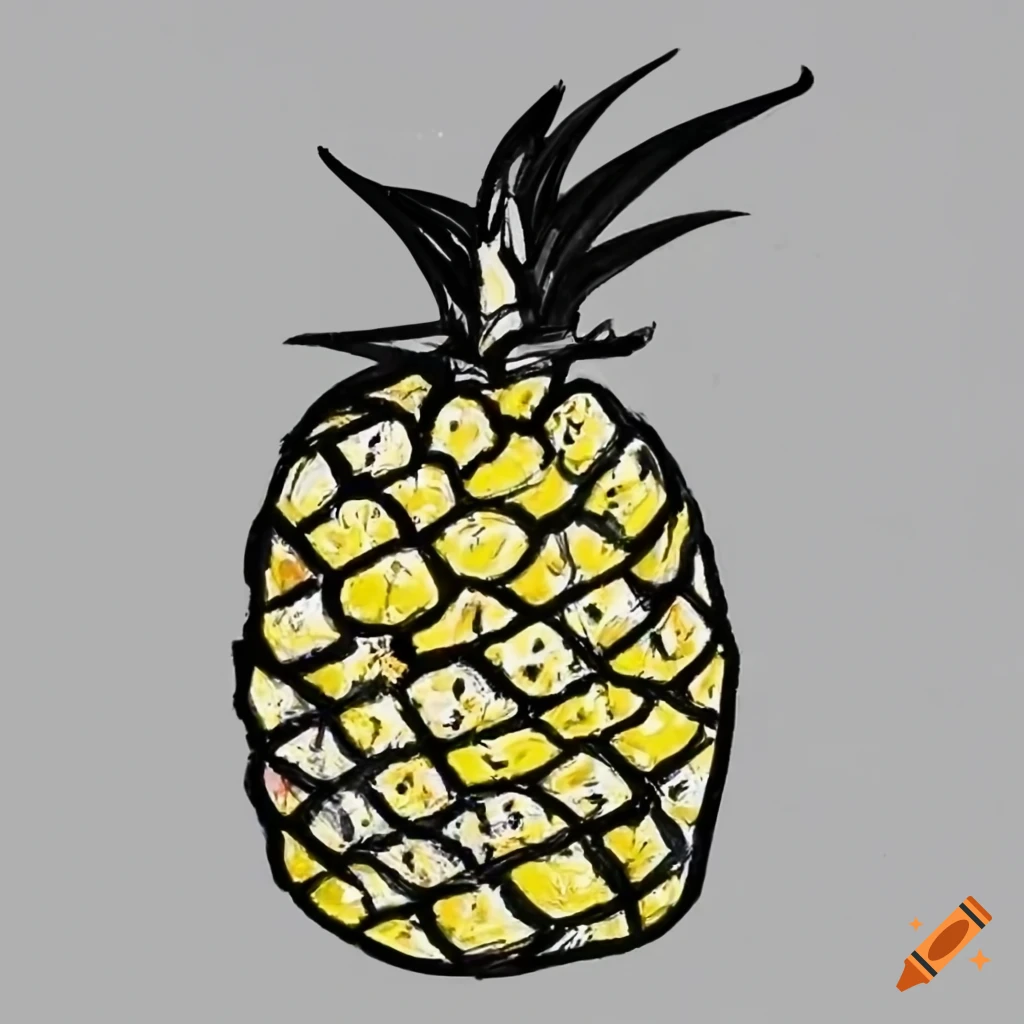 Ripe Pineapple On Craiyon