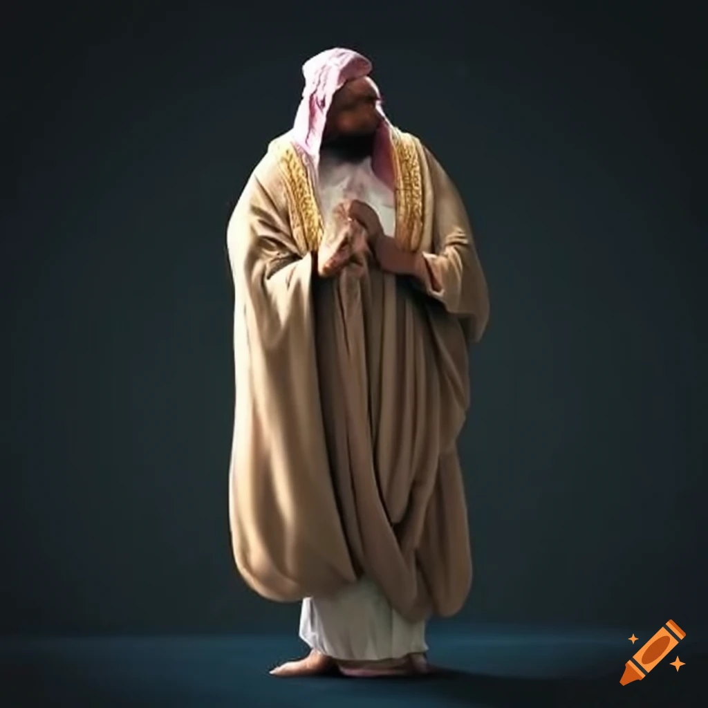 image of a wahhabi male praying
