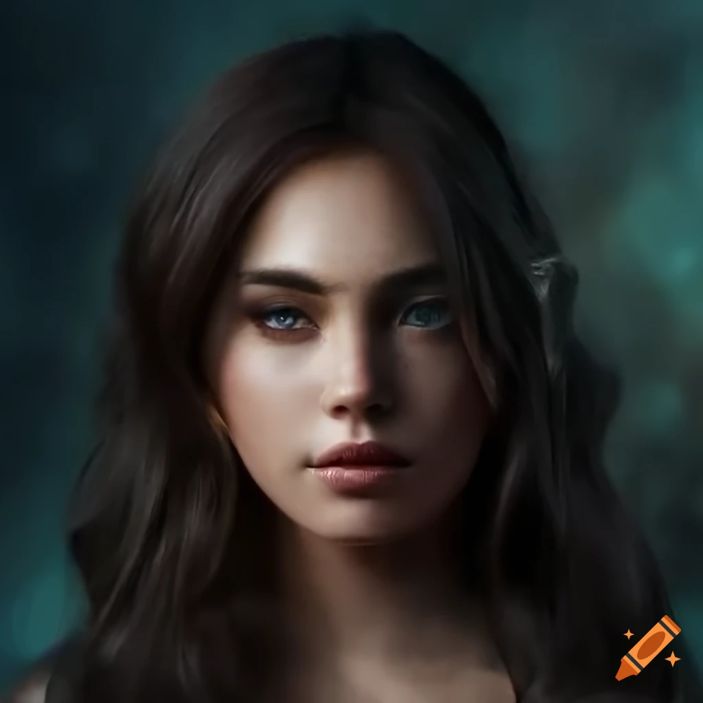 Ultra realistic fantasy girl artwork on Craiyon