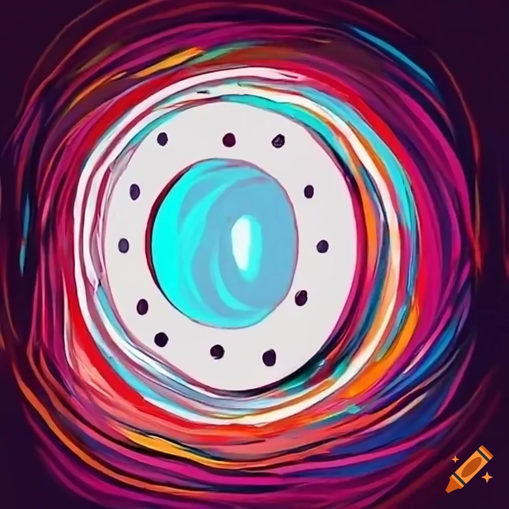 White film reel on a plain background