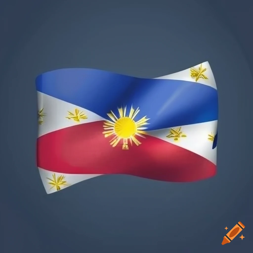 creative design of the Philippine flag