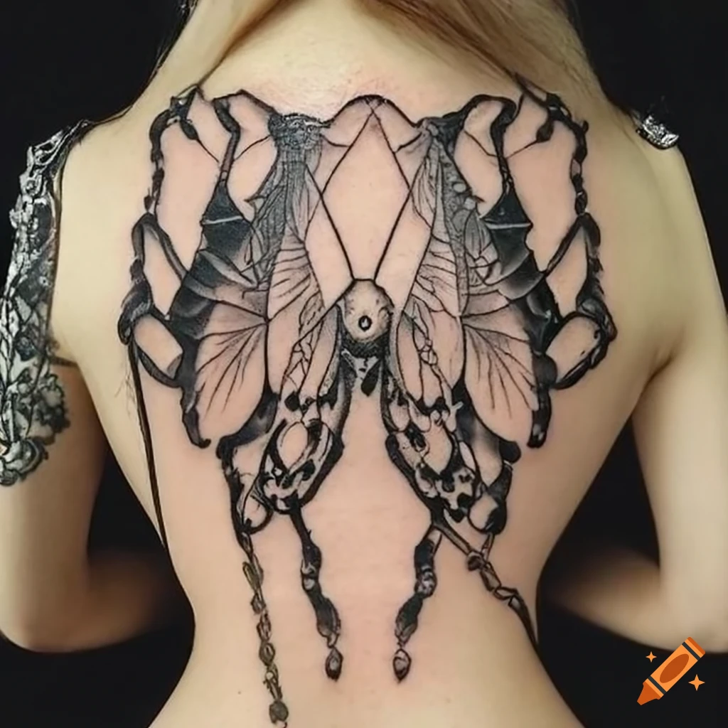 Black Fairy, unicorn Art, Lower-back tattoo, lowerback Tattoo, gothic  Fashion, fee, pixie, mermaid, Fly, Flash | Anyrgb
