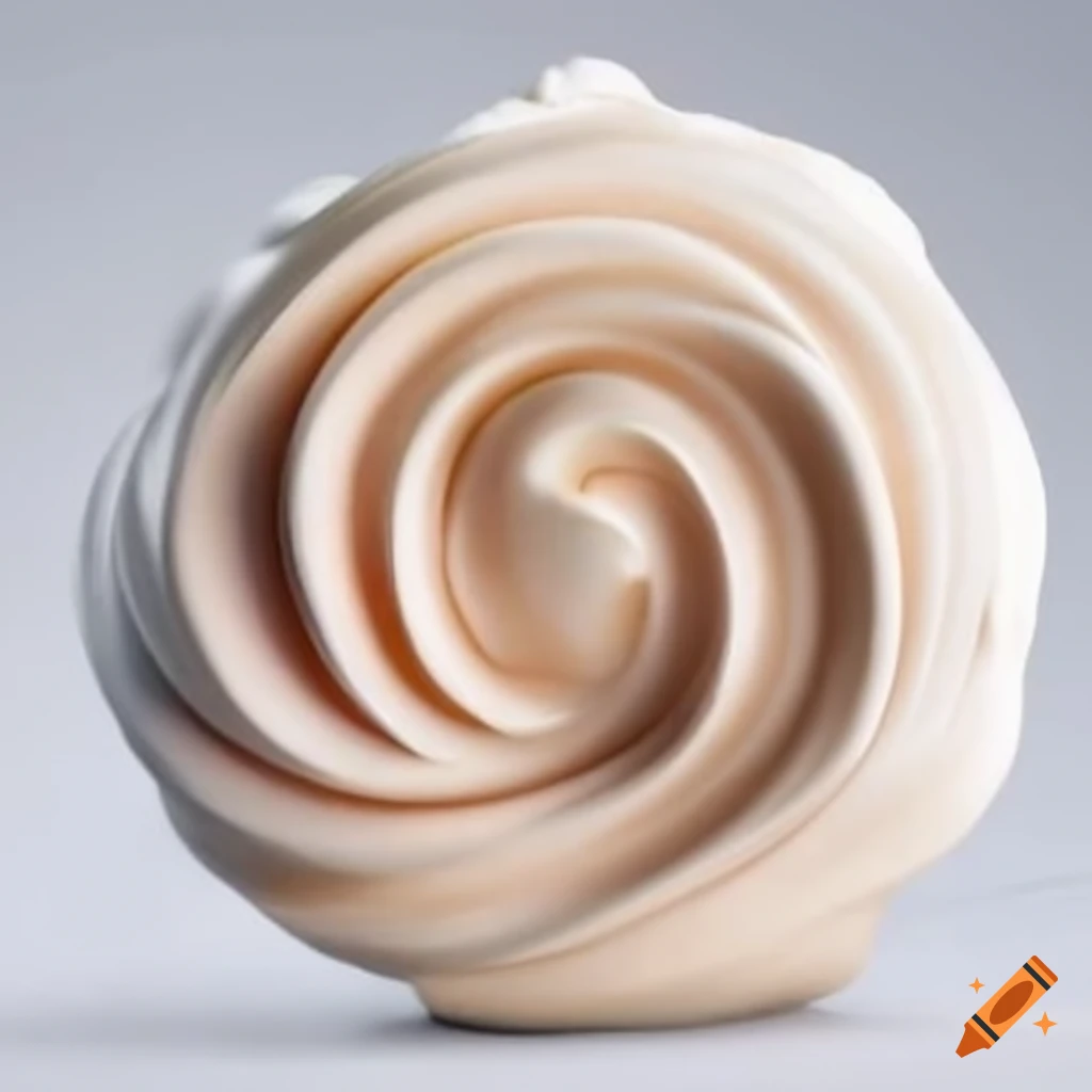 realistic whipped cream web button