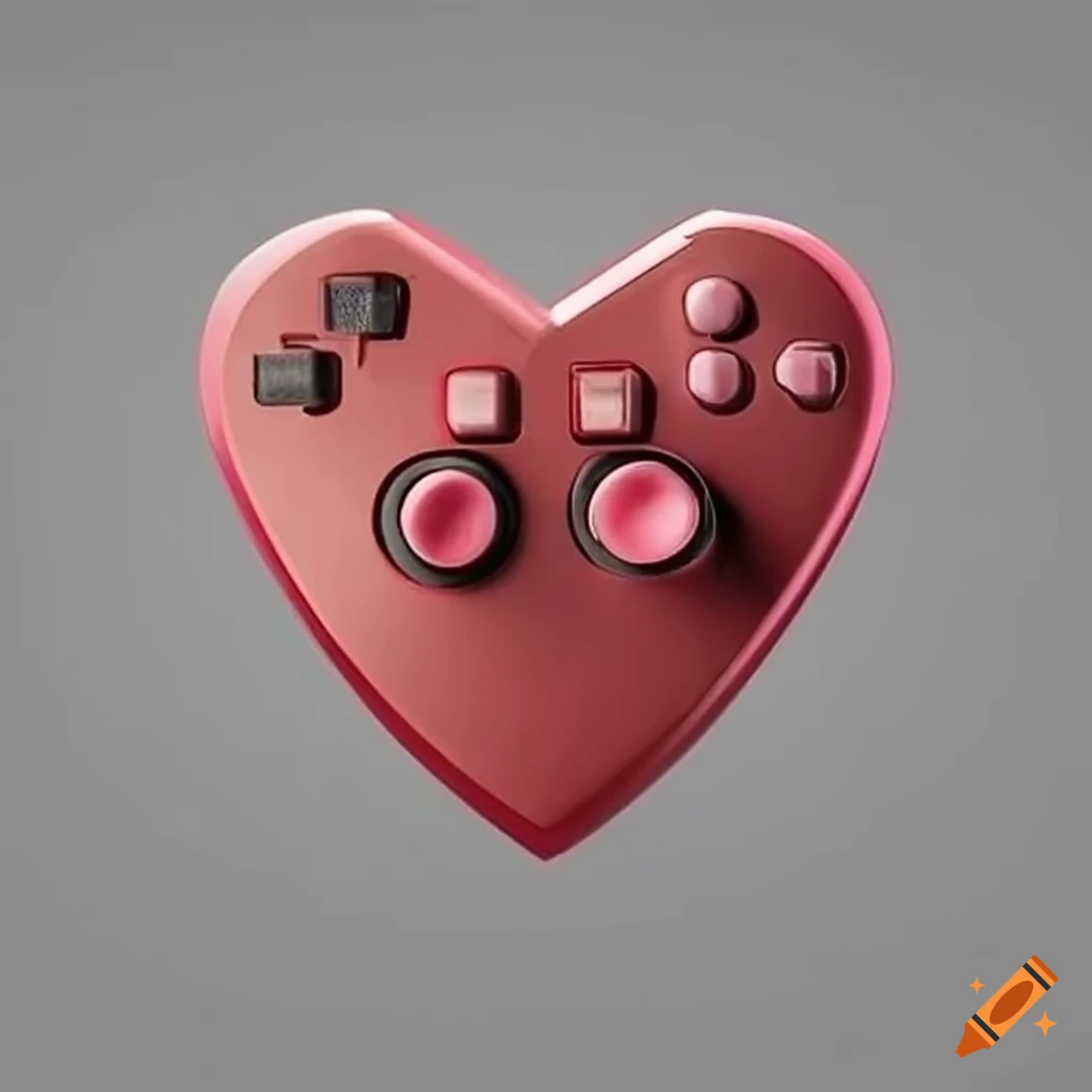 Heart shaped game controller