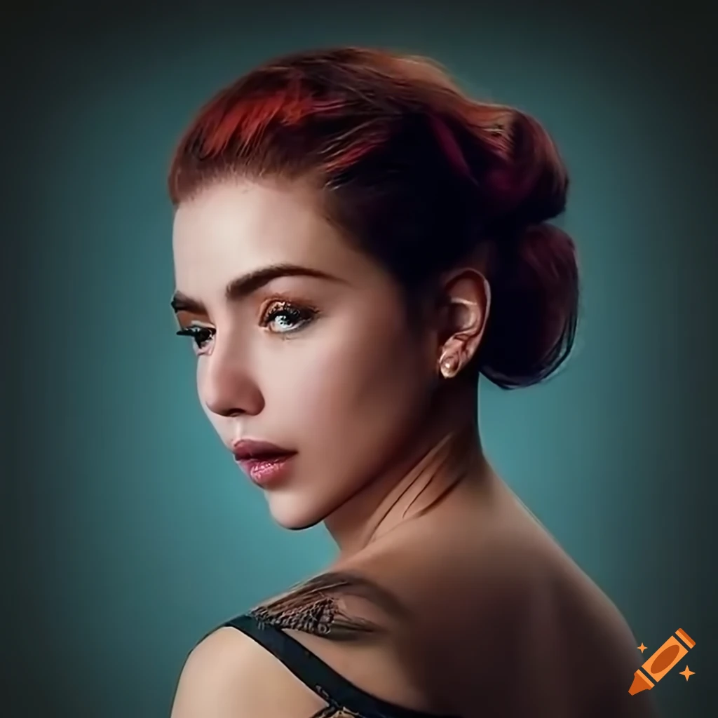 Photographic artwork of a ultra feminine fantasy girl on Craiyon