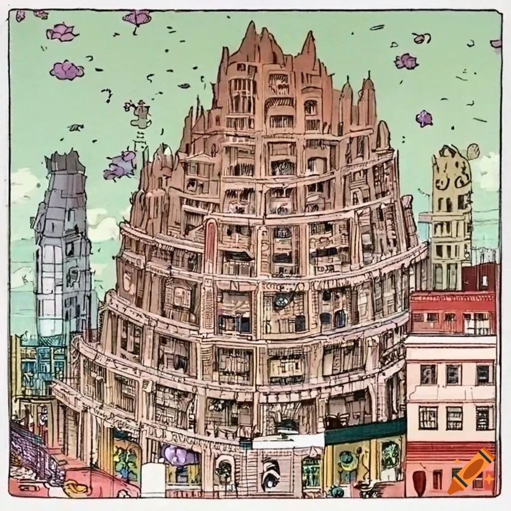 The Tower Of Babel Illustration By Chris Ware Chiho Aoshima Winsor