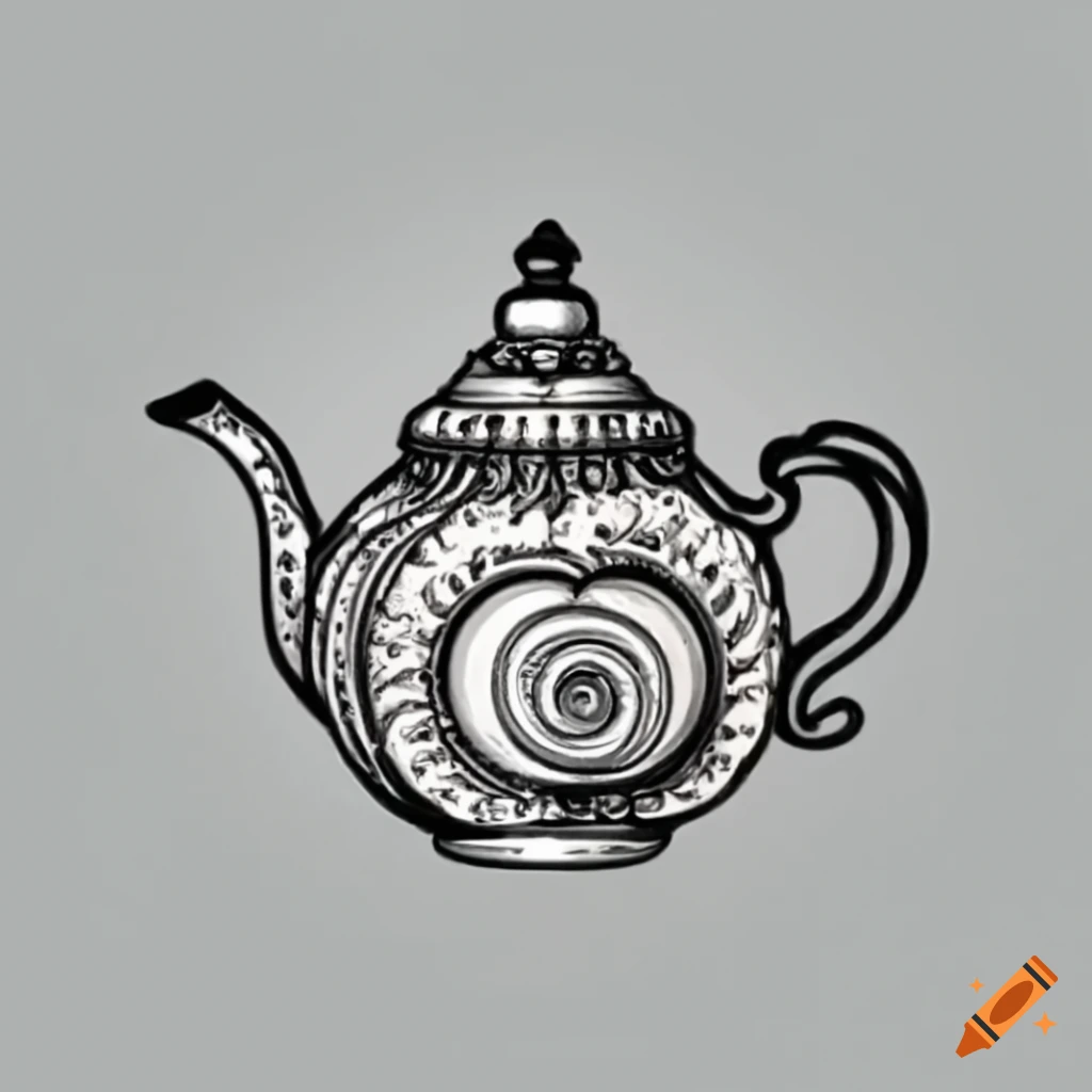 Large 'Tea Pot' Temporary Tattoo (TO00020838) : Amazon.co.uk: Beauty