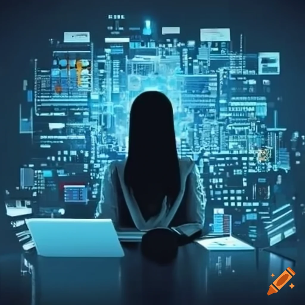 Intersection between psychology and computing on craiyon